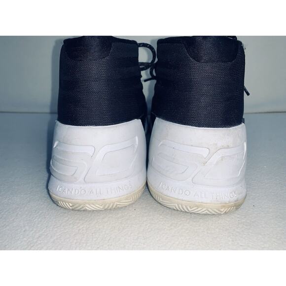 16 Under Armour Curry 3 Sneakers Mens Black White Basketball Shoes 1269279-006 - Picture 7 of 11